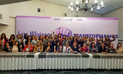 Líderes de Morena se reúnen para cerrar filas con Giulianna Bugarini