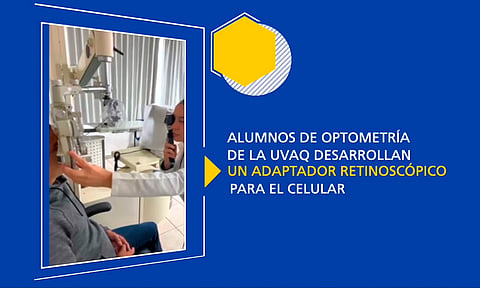 Ponen la mira en un adaptador retinoscopio para mejorar la salud visual