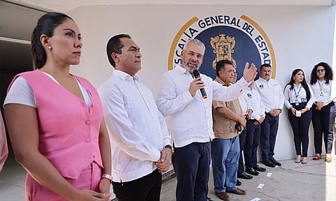 Llama Bedolla a poderes y órganos autónomos refrendar compromiso con la justicia