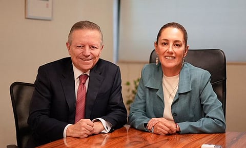 Se reúne Arturo Zaldívar con Claudia Sheinbaum