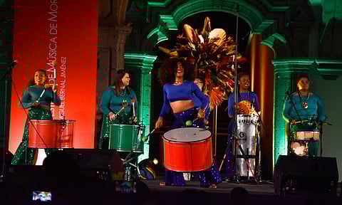 El Clavijero se prendió al ritmo del carnaval brasileño en el Festival de Música