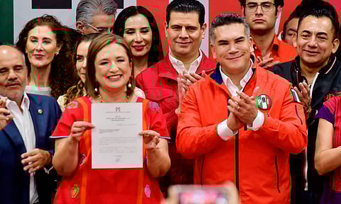 Xóchitl Gálvez se registra en el PRI como precandidata rumbo a 2024