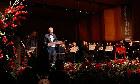 Inaugura Bedolla el 35 Festival Internacional de Música de Morelia
