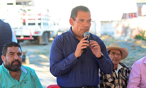 Inaugura Bladimir González camino a Cañada del Herrero en Tarímbaro