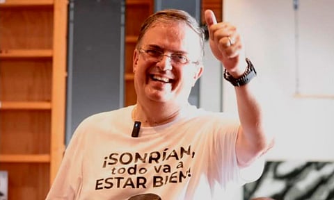 "Sonrían todo va a estar bien"; Ebrard dará importante anuncio este lunes