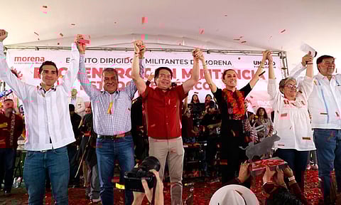 Junto a Claudia Sheinbaum, ratifica Raúl Morón que la voluntad del pueblo es la continuidad de la 4T