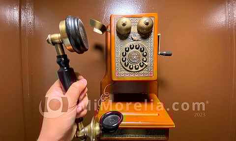 La cabina telefónica que te llevará a un viaje de sabores en Morelia