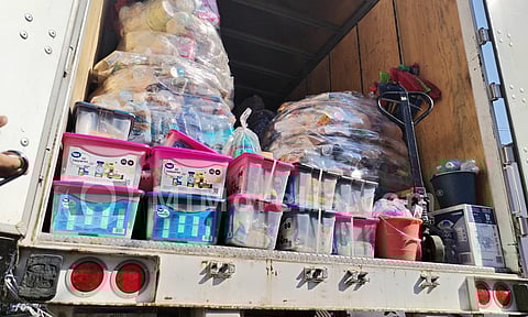 DIF Morelia envía tráiler con 25 toneladas de víveres para personas de Coyuca de Juárez y Acapulco