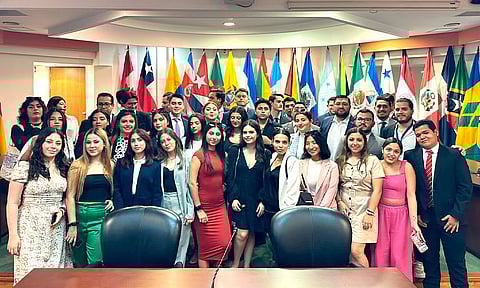 Lasallistas morelianos, visitan la Corte Interamericana de derechos humanos, en Costa Rica