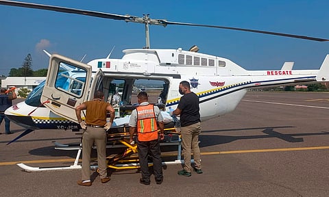 Trasladan a paciente con quemaduras graves de Lázaro Cárdenas a IMSS de Charo