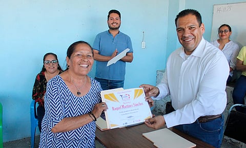 Inaugura Bladimir González importantes obras en El Colegio, Tarímbaro