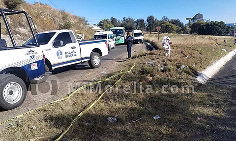 Lo hallan muerto en la Morelia-Salamanca; no saben quién es