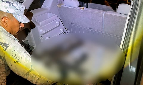 Estadounidense intenta entrar a México con armamento; es detenido en Tamaulipas