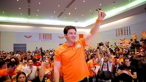 Encuesta coloca a Samuel García en segundo lugar de las preferencias electorales