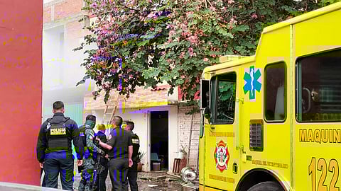 Se registra incendio en la colonia Jardines de Guadalupe en Morelia