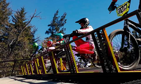 Se prepara pista del Bosque Cuauhtémoc para Gran Final del Campeonato de la Promotora BMX