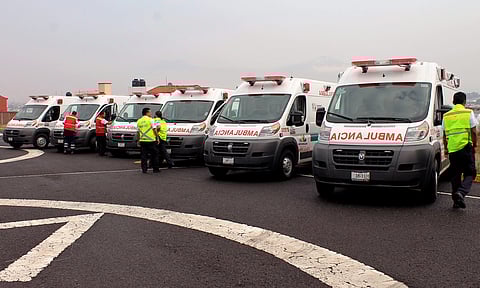 Despliega SSM 21 ambulancias por Noche de Muertos