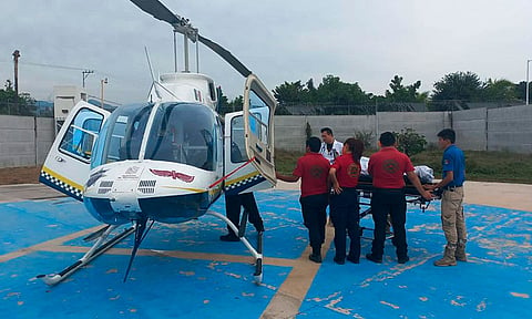 Realizan puente aéreo para trasladar a embarazada de Apatzingán a Morelia