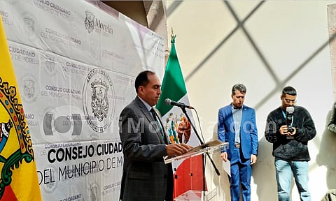 Presenta informe secretario del Consejo Ciudadano de Morelia