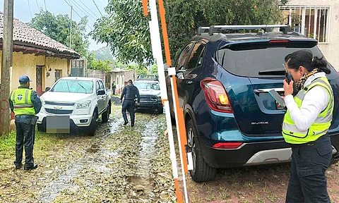 Los vehículos fueron puestos a disposición de las autoridades respectivas