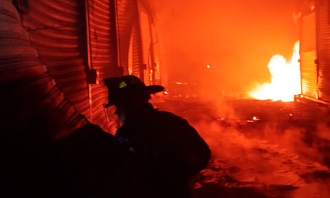 Un corto circuito, lo que provocó incendio en TextiCuitzeo, confirman