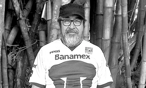 Uno de los tres artistas, Jesús Baldovinos
