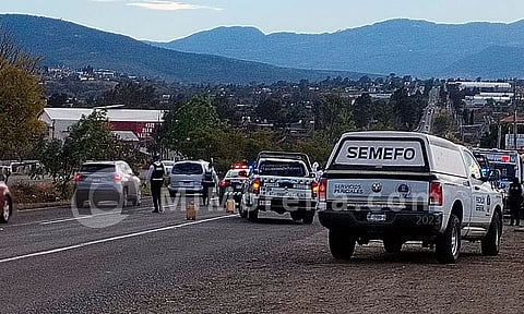 Abuelito muere tras ser atropellado en la Morelia-Pátzcuaro