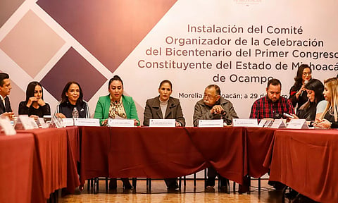 Instalan Comité del Bicentenario Constituyente en Michoacán