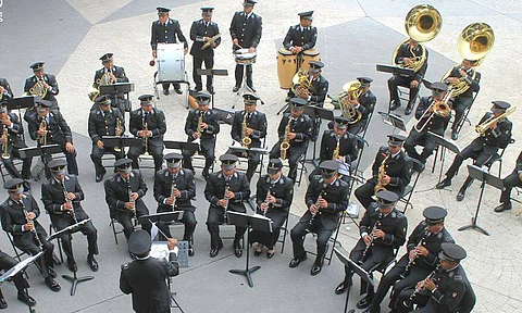 La Banda de Música de la XII Región Militar está integrada por hombres y mujeres músicos pertenecientes al Ejército Mexicano