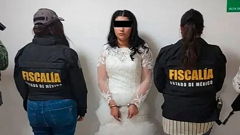 ¡Novia fugitiva! Fue detenida antes de su boda con un extorsionador