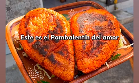 El “pambalentín”, un platillo para festejar el 14 de febrero