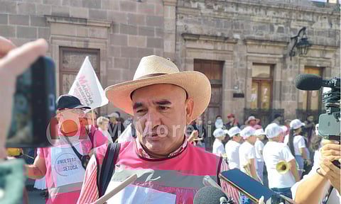 Michoacán se suma a la marcha nacional "Por Nuestra Democracia"