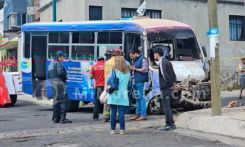 La unidad no llevaba pasajeros