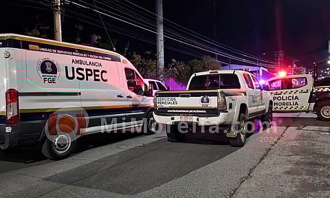 Se registra homicidio a balazos al poniente de Morelia