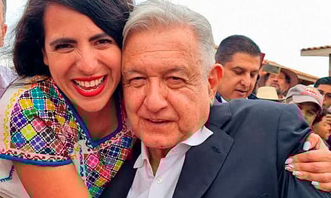 La visita de nuestro presidente AMLO trae esperanza a Morelia: Giulianna Bugarini