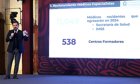 Del 11 al 23 de febrero se lleva a cabo el proceso de contratación; los interesados pueden conocer ofertas de plazas en medicosespecialistas.imssbienestar.gob.mx