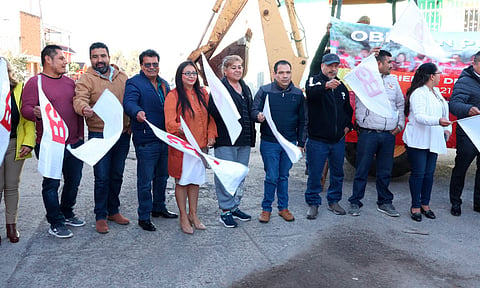 Inicia obra en calle Benito Juárez de Tarímbaro