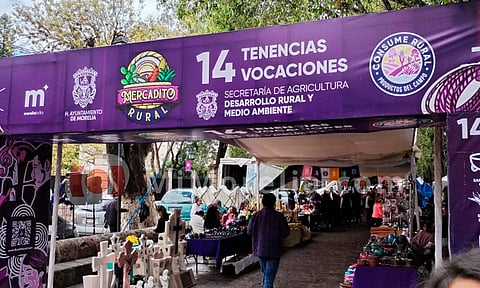 Disfruta de rompopes, dulces, tejidos, artesanías, churipo, y quesos en el Mercadito Rural