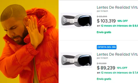 Venden los Apple Vision Pro en Mercado Libre a un precio ridículo