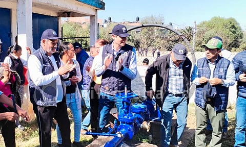 Pone en marcha Alfonso Martínez rehabilitación de pozo de agua en Santa María