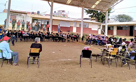 Promueven antorchistas de Uruapan la unión y fraternidad