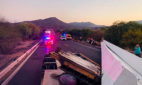 Accidente en la Pátzcuaro-Lázaro Cárdenas provoca cierre de la autopista