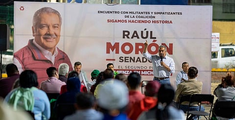 “Vamos a demostrar que en Michoacán hay gente progresista ”: Raúl Morón