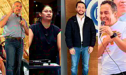 Así iniciarán campaña los precandidatos al Senado