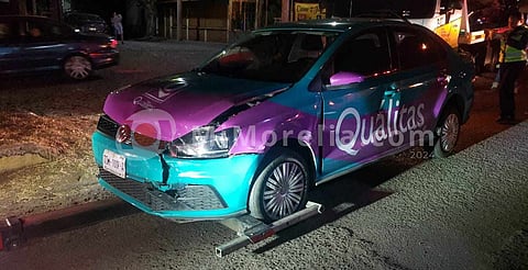 Carambola vehicular deja un herido en la Zamora-Carapan