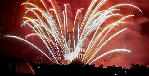 Espectáculo piromusical en Nuevo San Juan Parangaricutiro está inspirado en concierto de Ramstein