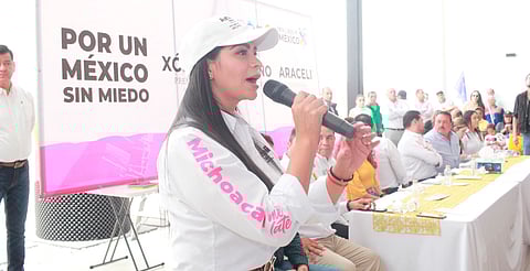 El 2 de junio diremos ¡ya basta! a la inseguridad y a la omisión de las autoridades para combatirla: Araceli Saucedo