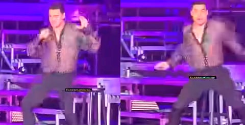 Critican a Carlos Rivera por sus "pasos peligrosos" durante concierto
