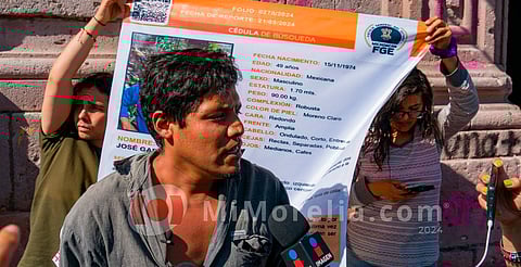 Continuarán movilizaciones hasta localización del activista José Gabriel Pelayo Salgado