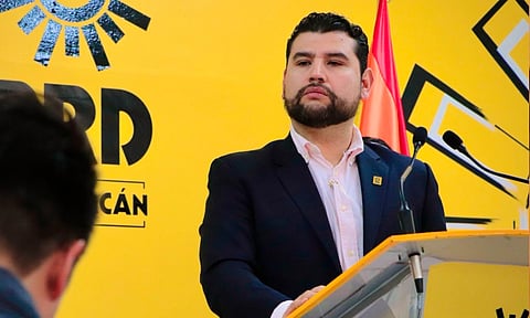 PRD no usa la inseguridad como bandera política, asegura dirigente en Michoacán